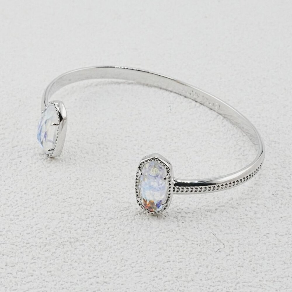 Kendra Scott Oval White AB Bangle